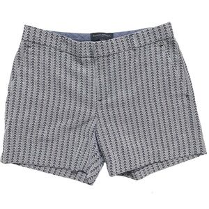 Banana Republic Tailored Black and White Woven Patterned Shorts Size 2